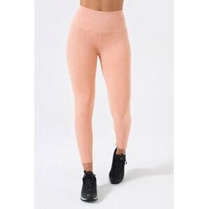 New NUX Women's Peach For The Frill 7/8 Leggings Size SFallcore